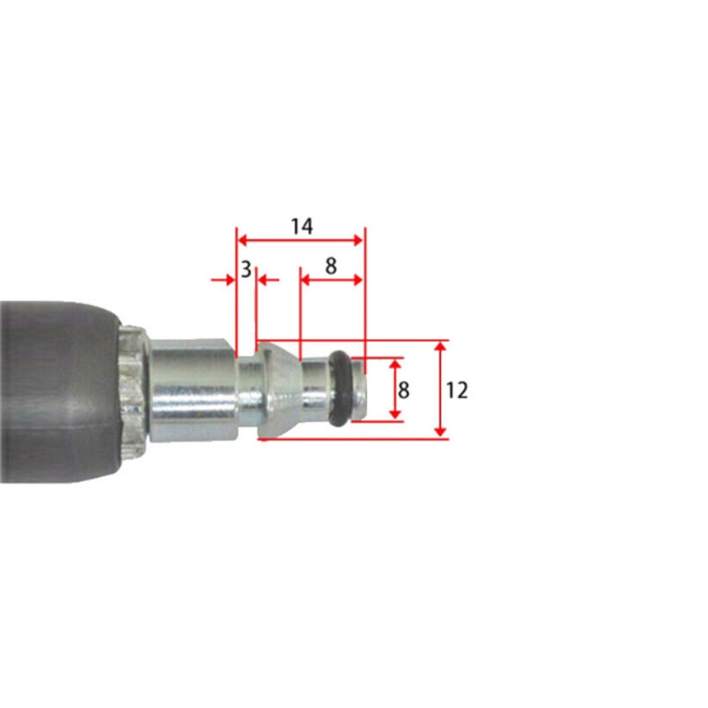 Schnellkupplung Hochdruckreiniger Quick Connect Adapter für Nilfisk + Bosch M223