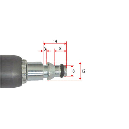 Schnellkupplung Hochdruckreiniger Quick Connect Adapter für Nilfisk + Bosch M223
