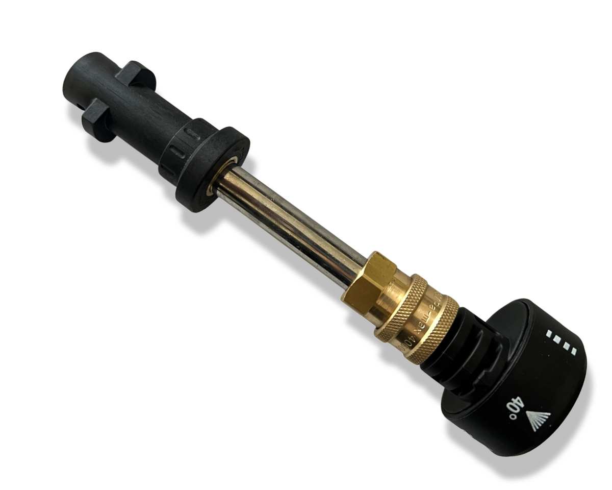 5 in 1 Düse für Kärcher einstellbar mit 1/4" & Bajonett Adapter Druckwaschdüse1