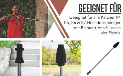 Rotordüse Dreckfräse für Kärcher K2 K7 Hochdruckreiniger Bajonett Anschluss Düse9
