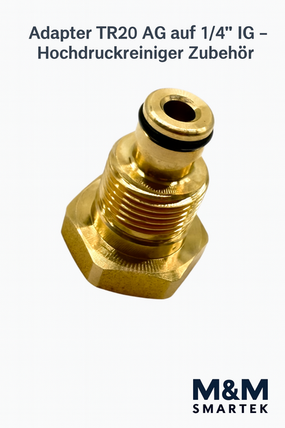 Adapter für Kärcher wie K Lock TR20 AG auf 1/4" IG zu Easy!Lock System6