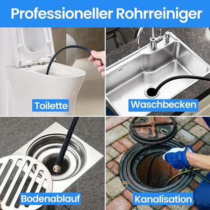 Rohrreinigungsschlauch 20m für Kärcher Kränzle Hochdruckreiniger Abfluss Rohr