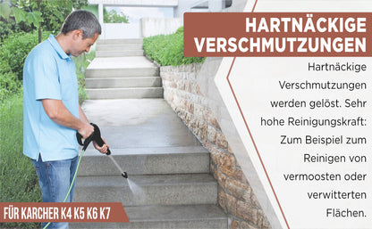 Rotordüse Dreckfräse für Kärcher K2 K7 Hochdruckreiniger Bajonett Anschluss Düse8