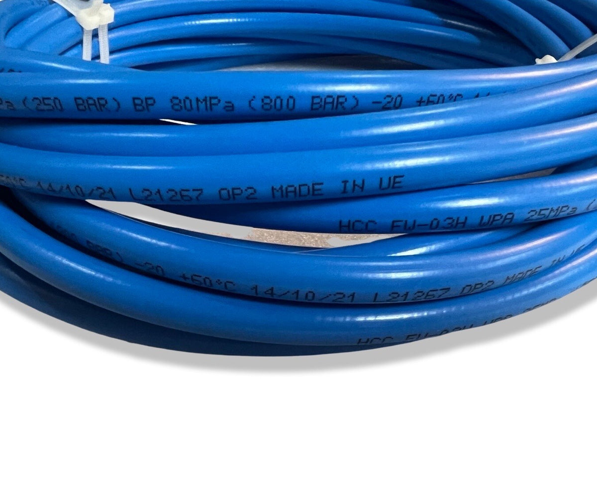 10m Rohrreinigungsschlauch Bajonett   1/8" Gewinde + 2 Düsen 250 bar 60° C NW56