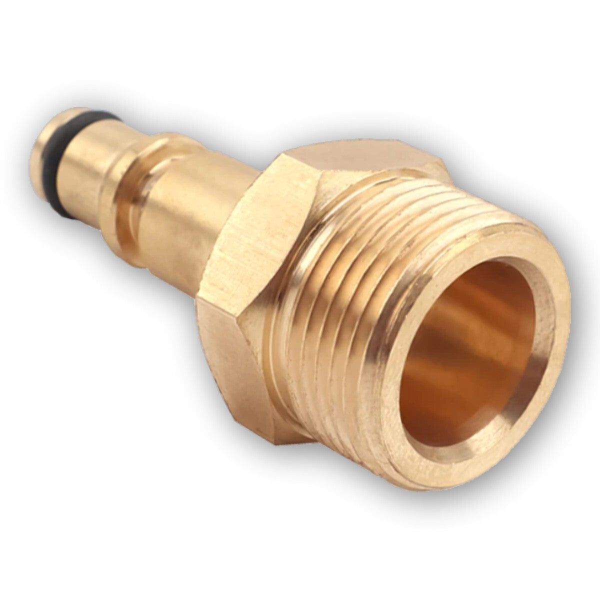 Stecknippel für Patriot / Daewoo / Bort HD Pistole Adapter mit M22 AG Messing2