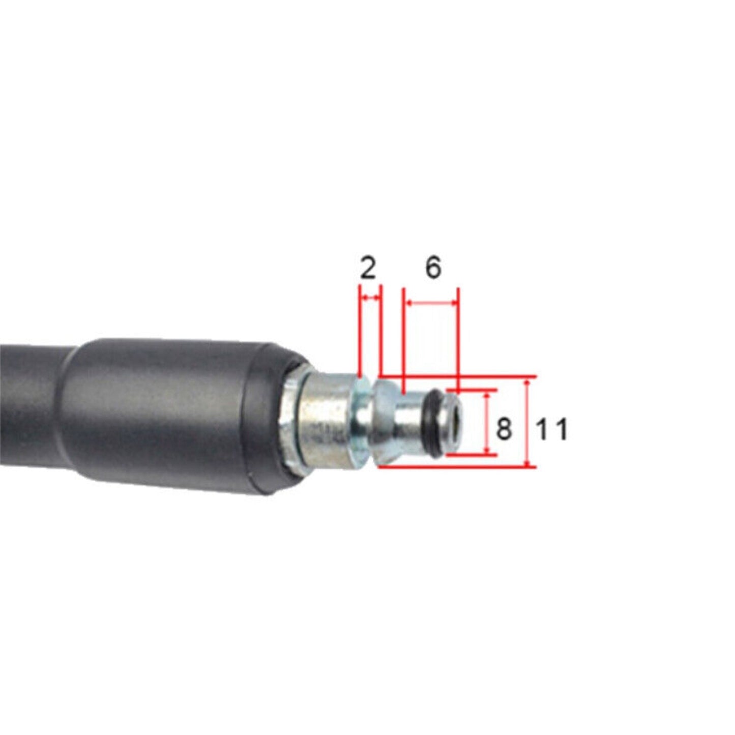 Schnellkupplung Hochdruckreiniger Quick Connect Adapter für Nilfisk + Bosch M224