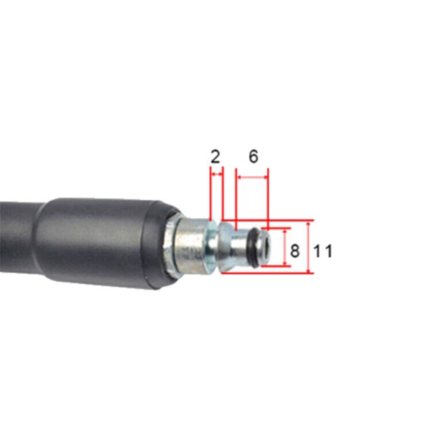 Schnellkupplung Hochdruckreiniger Quick Connect Adapter für Nilfisk + Bosch M224