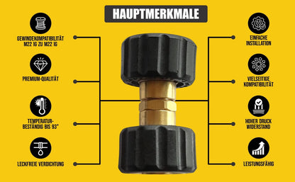 Schlauchverbinder M22   M22 IG für Kärcher K HDS HD & Kränzle Hochdruckreiniger1