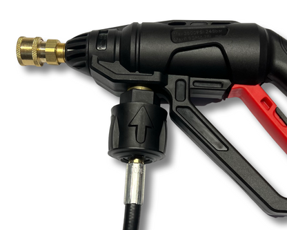 Hochdruckpistole für Parkside u.a. & 5 in 1 Düse Schnellkupplung Click Adapter5