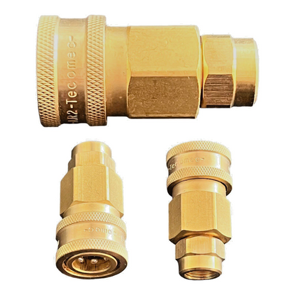 Hochdruckreiniger Schnellkupplung 3/8" mit 1/4" IG Verbinder Adapter Kupplung0