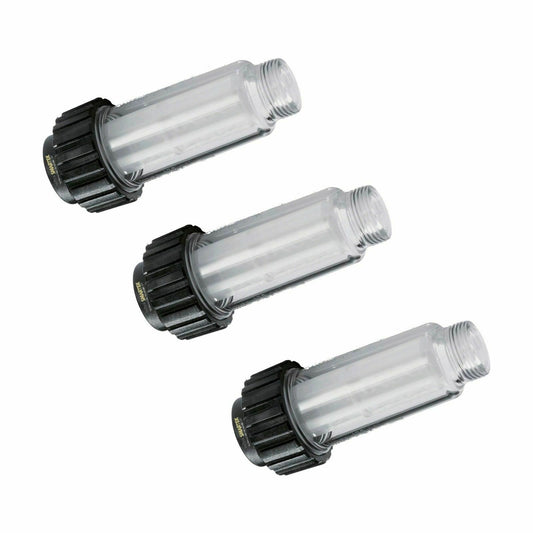 3x Wasserfilter mit Einsatz 3/4" Fitting für Kärcher K2   K7 Hochdruckreiniger !0
