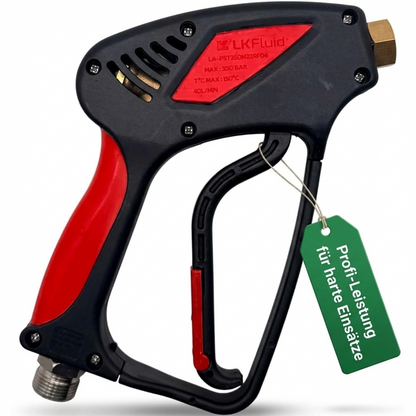 M&M Smartek Hochdruckpistole 350 Bar Heißwasser 150°C M22 auf 1/4 Zoll0
