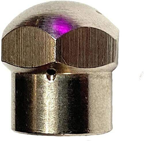 Rohrreinigungsdüse für Kärcher WAP Alto Kränzle uvm. starr 3 Bohrungen 1/8" IG
