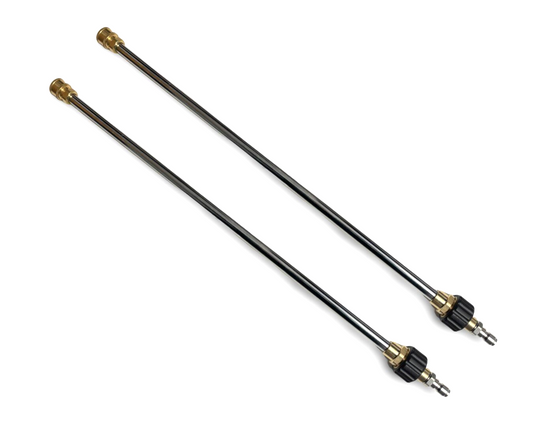 2x Hochdruckreiniger Lanze Schnellkupplung 1/4" Verlängerungsstab 116cm lang0