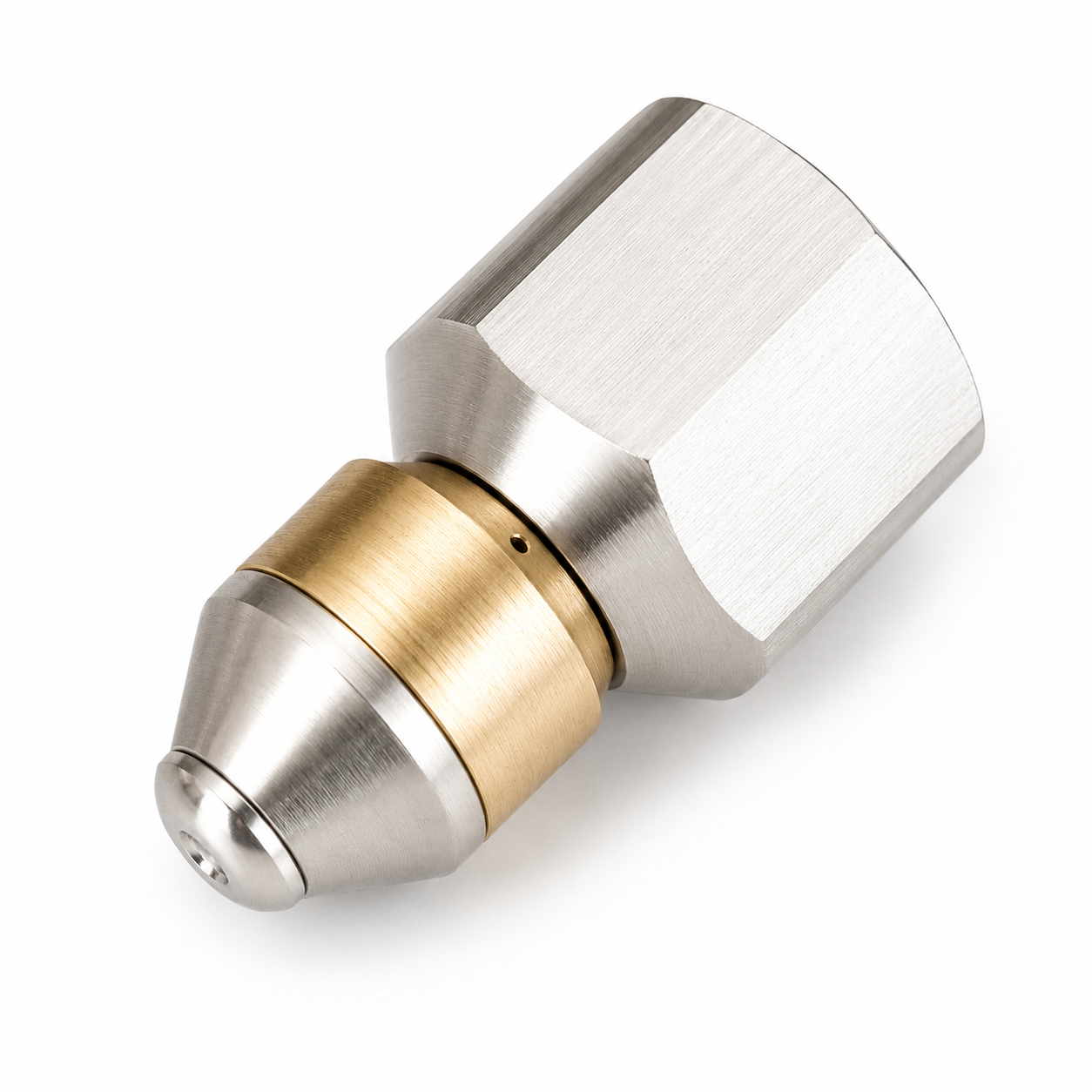 Rotierende für Kärcher WAP Kränzle Nilfisk Rohrreinigungsdüse 3/8" IG Spitze3