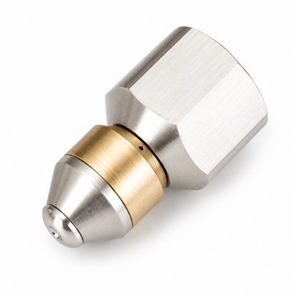 Rotierende für Kärcher WAP Kränzle Nilfisk Rohrreinigungsdüse 3/8" IG Spitze3