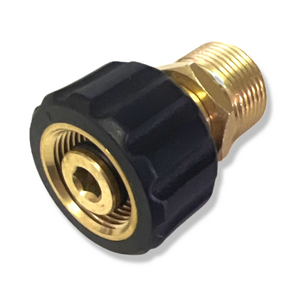 Hochdruckreiniger Adapter M22 IG auf M22 AG Gewinde Nippel Schlauchverbinder0