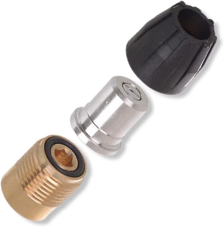 Power Düse 25° für Hochdruckreiniger Flachstrahldüse Set mit Düsenschutz G 1/4"2