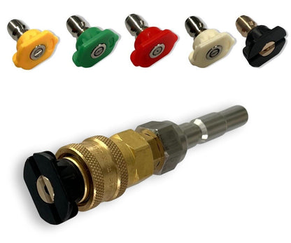 Stecknippel Schnellkupplung D10 für Kränzle Family Pistolen light line+ 5 Düsen