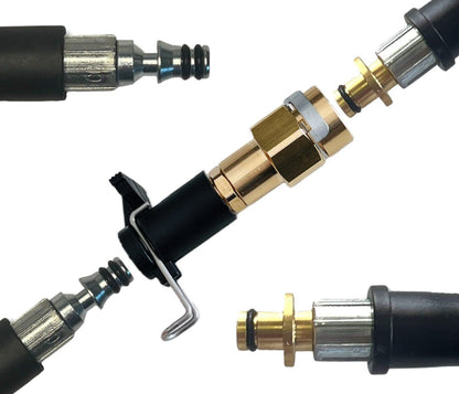Hochdruck Schlauchadapter für Kärcher 10mm Stecknippel auf Parkside Black&Decker Filtertueten24.de